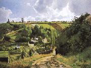 Camille Pissarro Pang plans scenery Schwarz painting